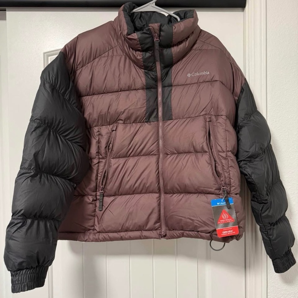 NWT Columbia Omni-Heat Thermal Reflective Jacket in Brownish Purple